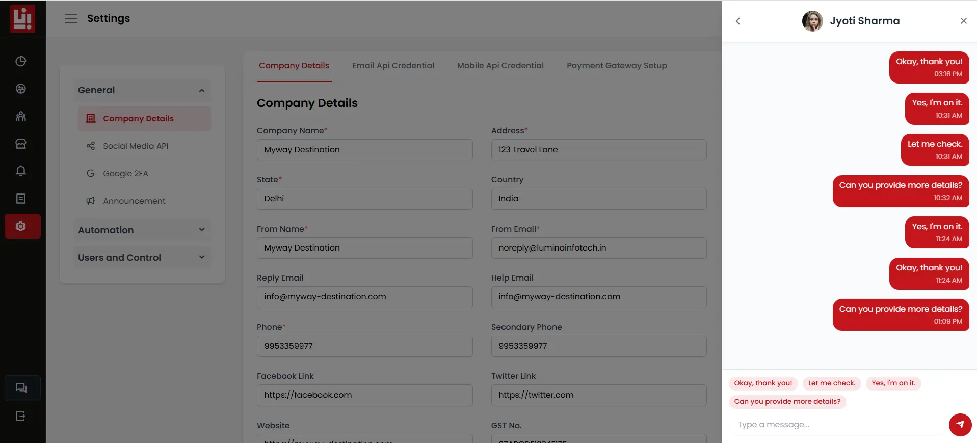Step 4: Customer Database